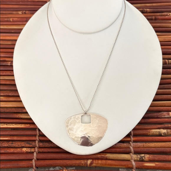 Silpada Jewelry - Silpada Textured Sterling Silver Pendant Necklace 16”